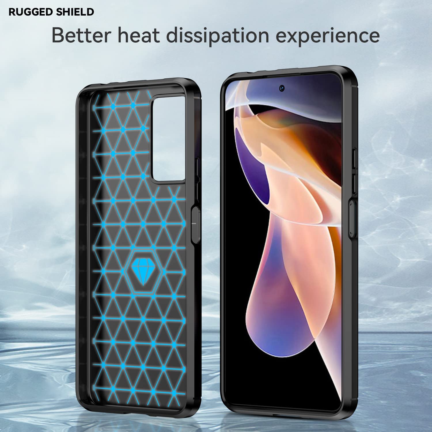 Ốp lưng chống sốc vân kim loại cho Xiaomi Redmi Note 11 4G / Note 11s 4G / Note 11 Pro hiệu Likgus - hàng nhập khẩu