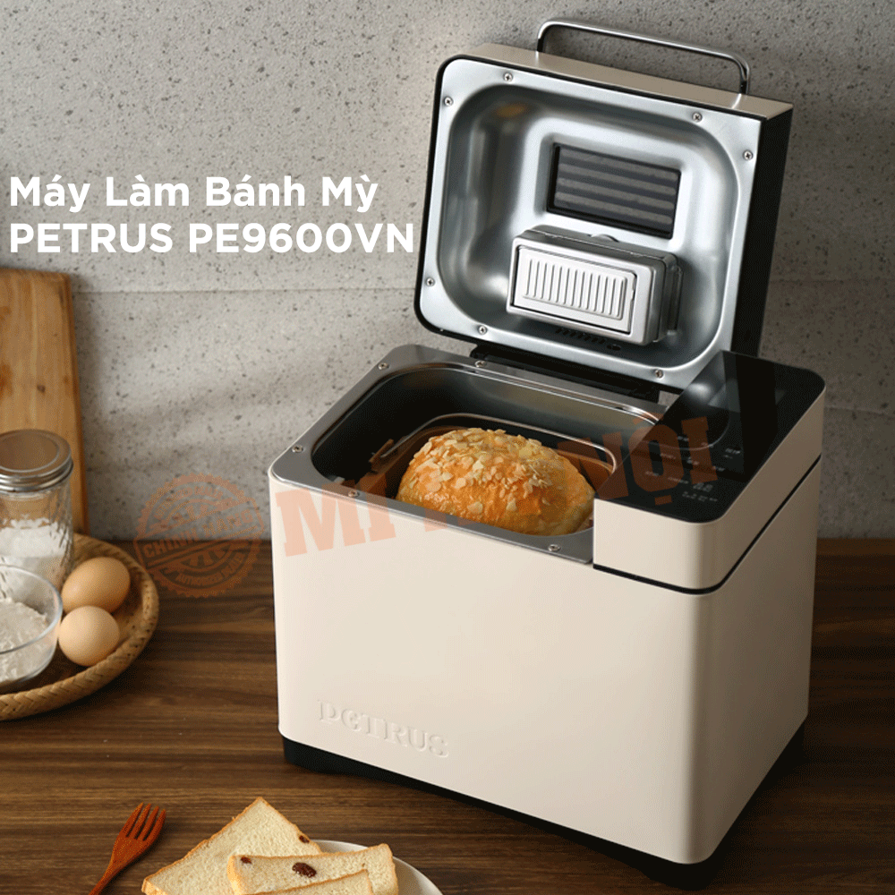 Máy làm bánh mì PETRUS 9600VN (bản quốc tế)