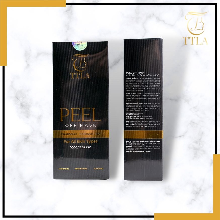 Mặt nạ lột dưỡng trắng cấp ẩm cho da TTLA Peel Off Mask