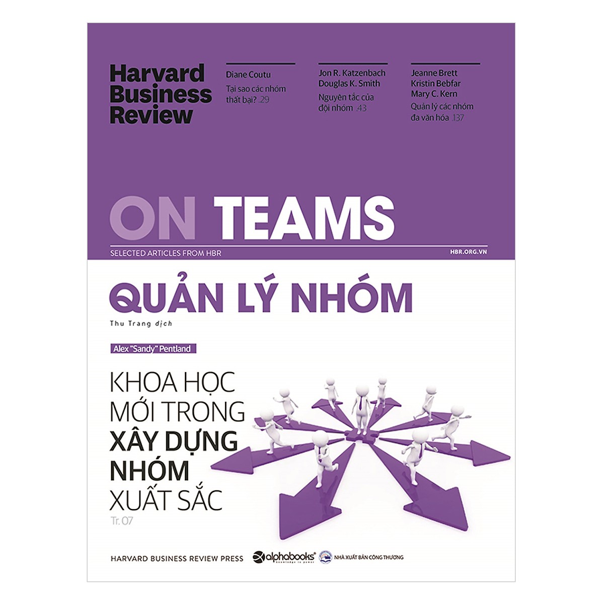 HBR On Teams - Quản Lý Nhóm - Khoa Học Mới Trong Xây dựng Nhóm Xuất Sắc (Quà Tặng Card đánh dấu sách đặc biệt)