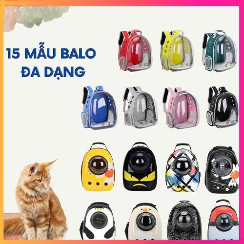 Balo thú cưng 10kg chó mèo giá rẻ địu phi hàng gia trong suốt, Balo vận chuyển chó mèo trong suốt thời trang