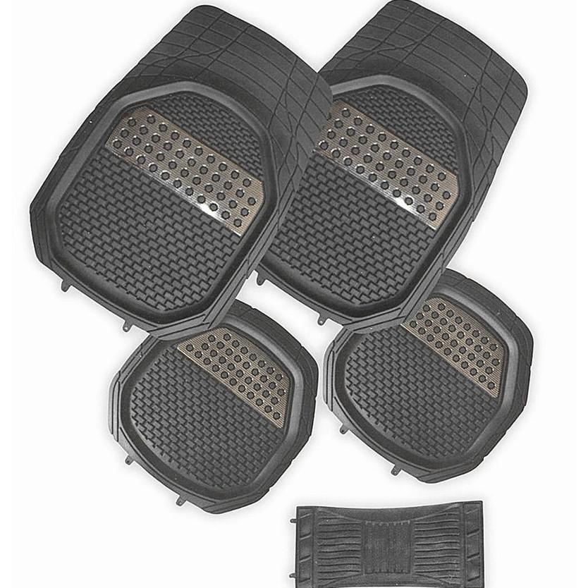 COMBO 5 TẤM THẢM LÓT SÀN Ô TÔ XE 4 và 5 CHỖ, 7 chỗ CAO SU DÀY, CHỐNG TRƯỢT, THẢM LÓT CHÂN Ô TÔ