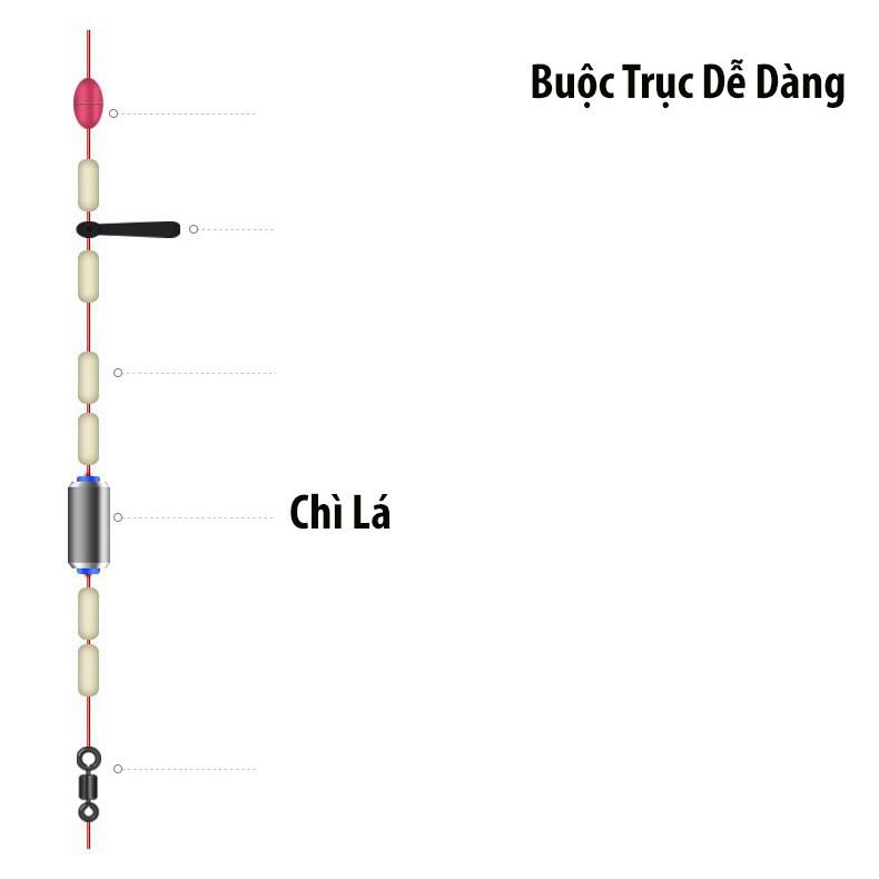 Chì câu cá chì lá dùng câu đài gắn thanh cuốn chì ( giá siêu khuyến mại