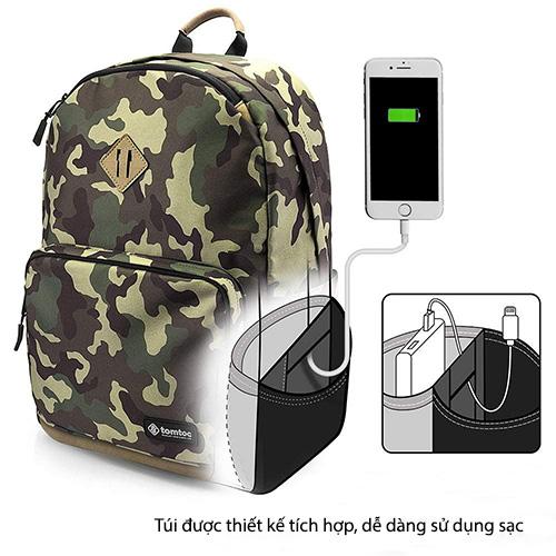 BALO TOMTOC LIGHTWEIGHT MULTI-PURPOSE LAPTOP 13″14″15″16″ CAMO chất liệu mềm chống trầy xước