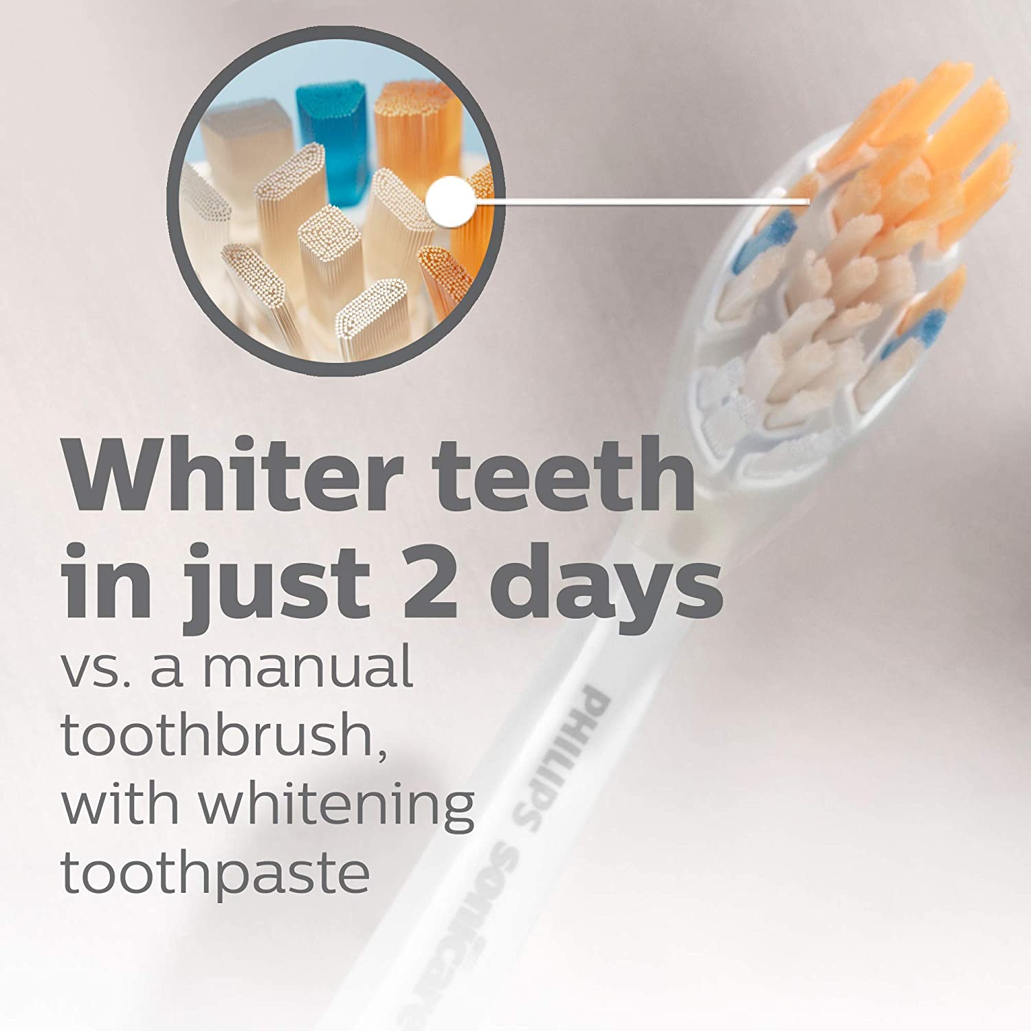 Đầu bàn chải đánh răng thay thế tất cả trong một cao cấp A3 chính hãng của Philips Sonicare Màu trắng