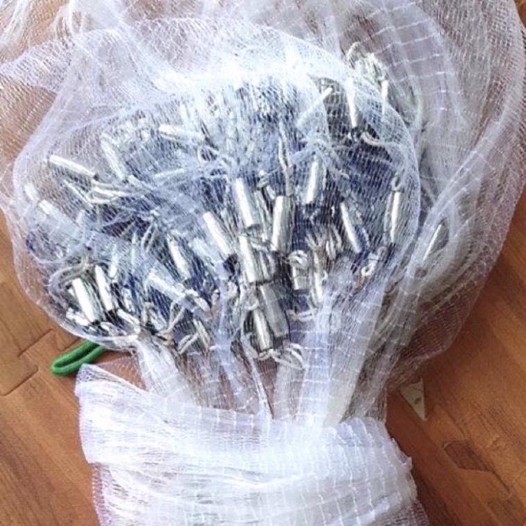 sale to hot - chài đánh cá bung 8m nặng 5kg mắt 2cm hàng loại 1 sợi cước chân chì đúc siêu bền y hình - sale - xả hàng