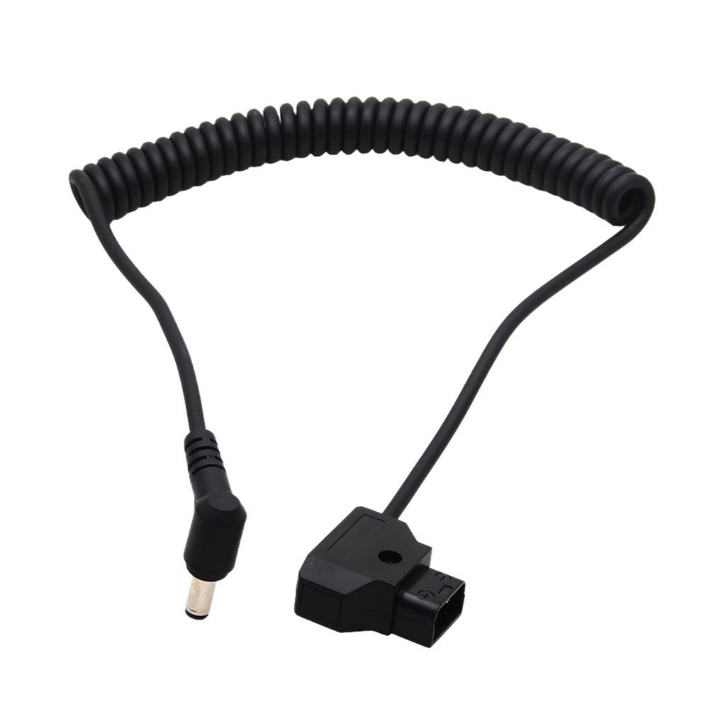 Coiled  2Pin Male to Female Extension Cable for DSLR Rig Anton Battery