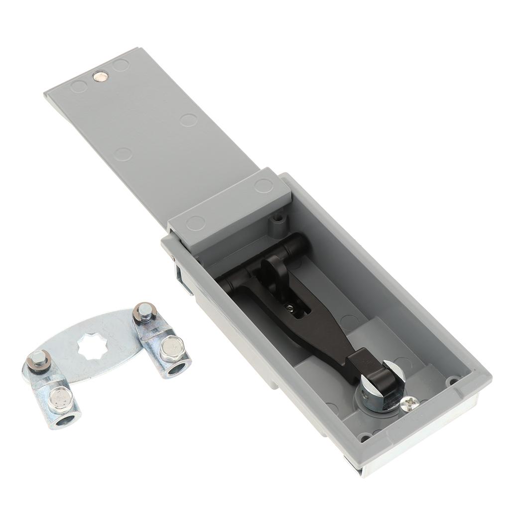 RV Trailer Truck Entry Door Electric Cabinet Flat Lock Square Latch MS850-1A