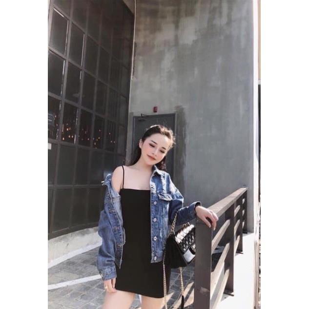 VÁY LEN 2 DÂY SIÊU ĐẸP