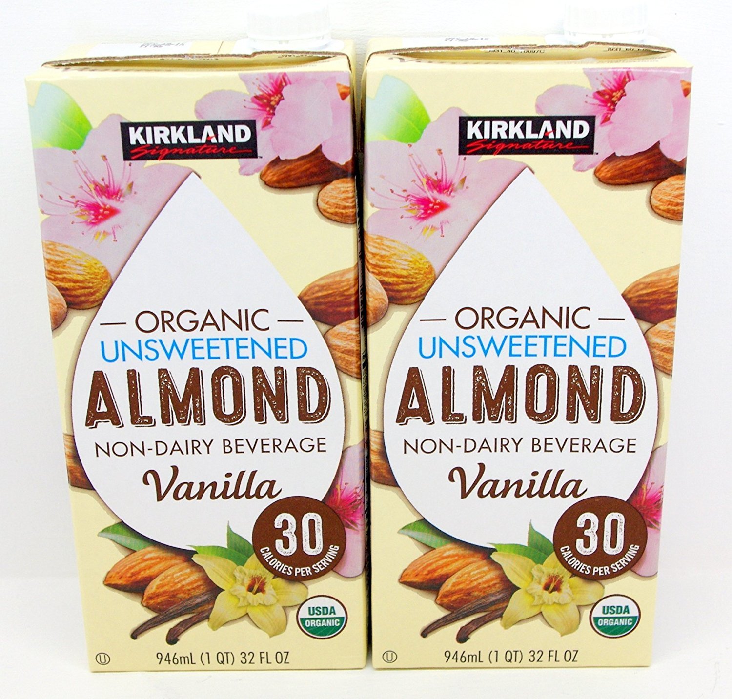 Sữa hạnh nhân hữu cơ không đường Kirkland Mỹ 1L - Kirkland Unsweentened Almond 1L