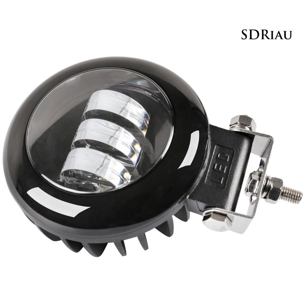 Đèn Led Hình Vuông / Tròn 30w 6000k Cho Xe Hơi