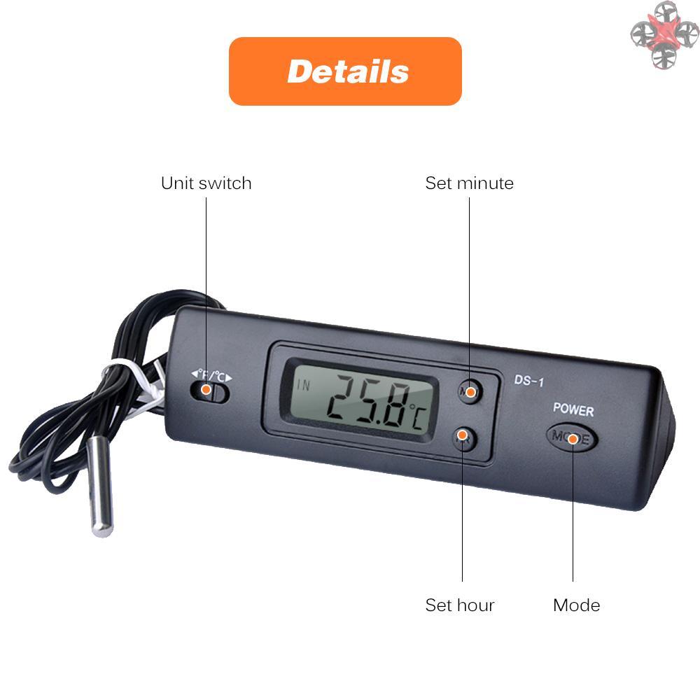 Nhiệt Kế Kỹ Thuật Số Đa Năng Cho Xe Hơi