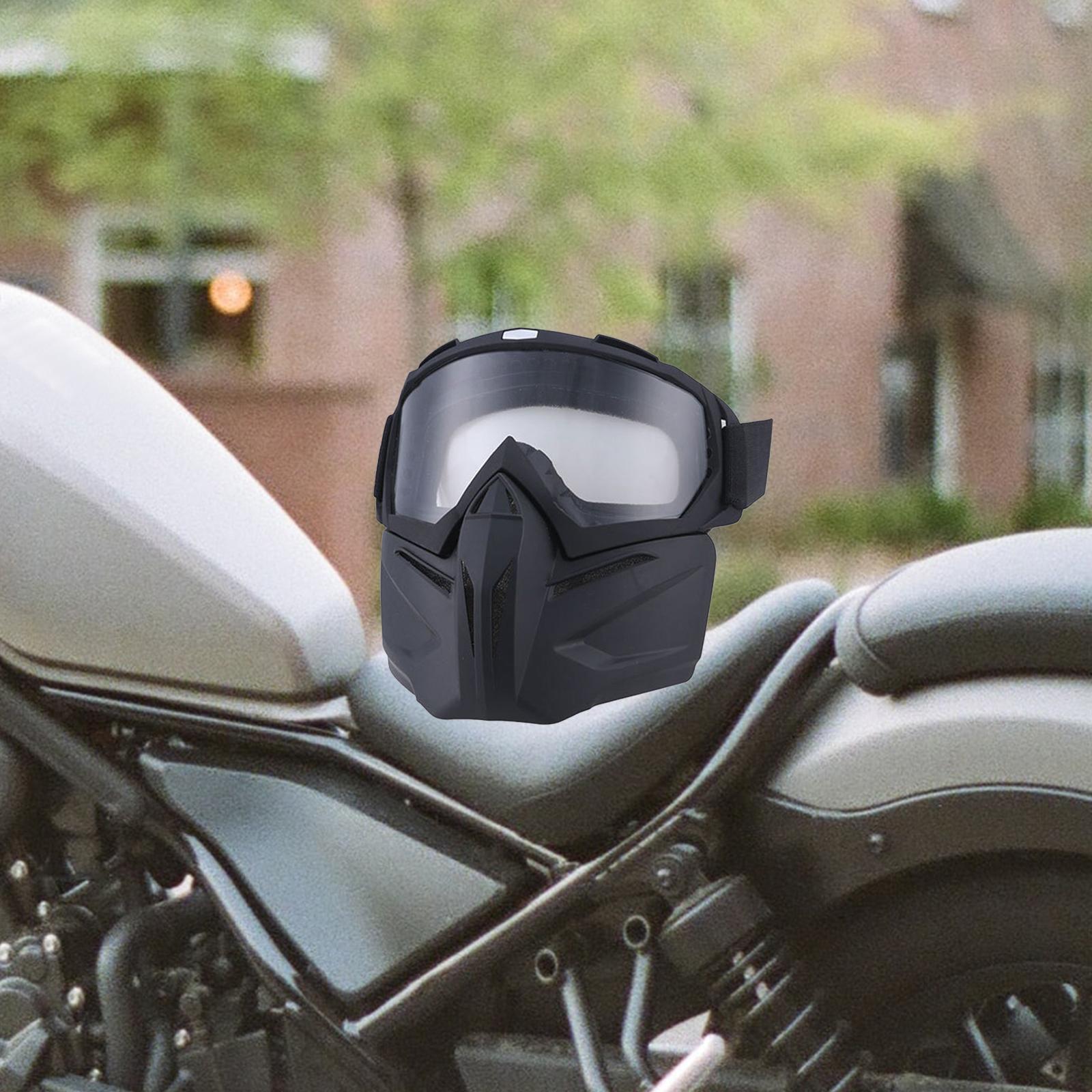 Motorcycle Riding Goggles Glasses with Face Face