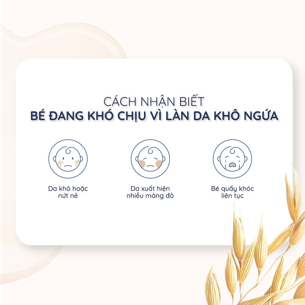 Bộ làm sạch & sữa dưỡng ẩm cho bé da nhạy cảm Aveeno Baby Daily Moisture.