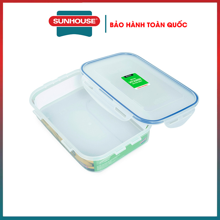 Hộp nhựa đựng thực phẩm ngăn mát SUNHOUSE 440ml 2500ml 4500ml 8700ml nhựa nguyên sinh hàng chính hãng