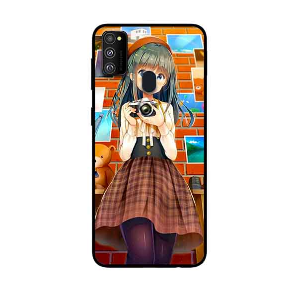 Ốp Lưng in cho Samsung Galaxy M30s Mẫu Girl Anime 11 - Hàng Chính Hãng