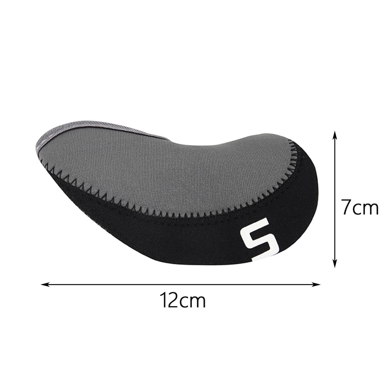 11Pieces Golf Iron Headcover Protector Guard, Golf Clubs Headcovers Numbered