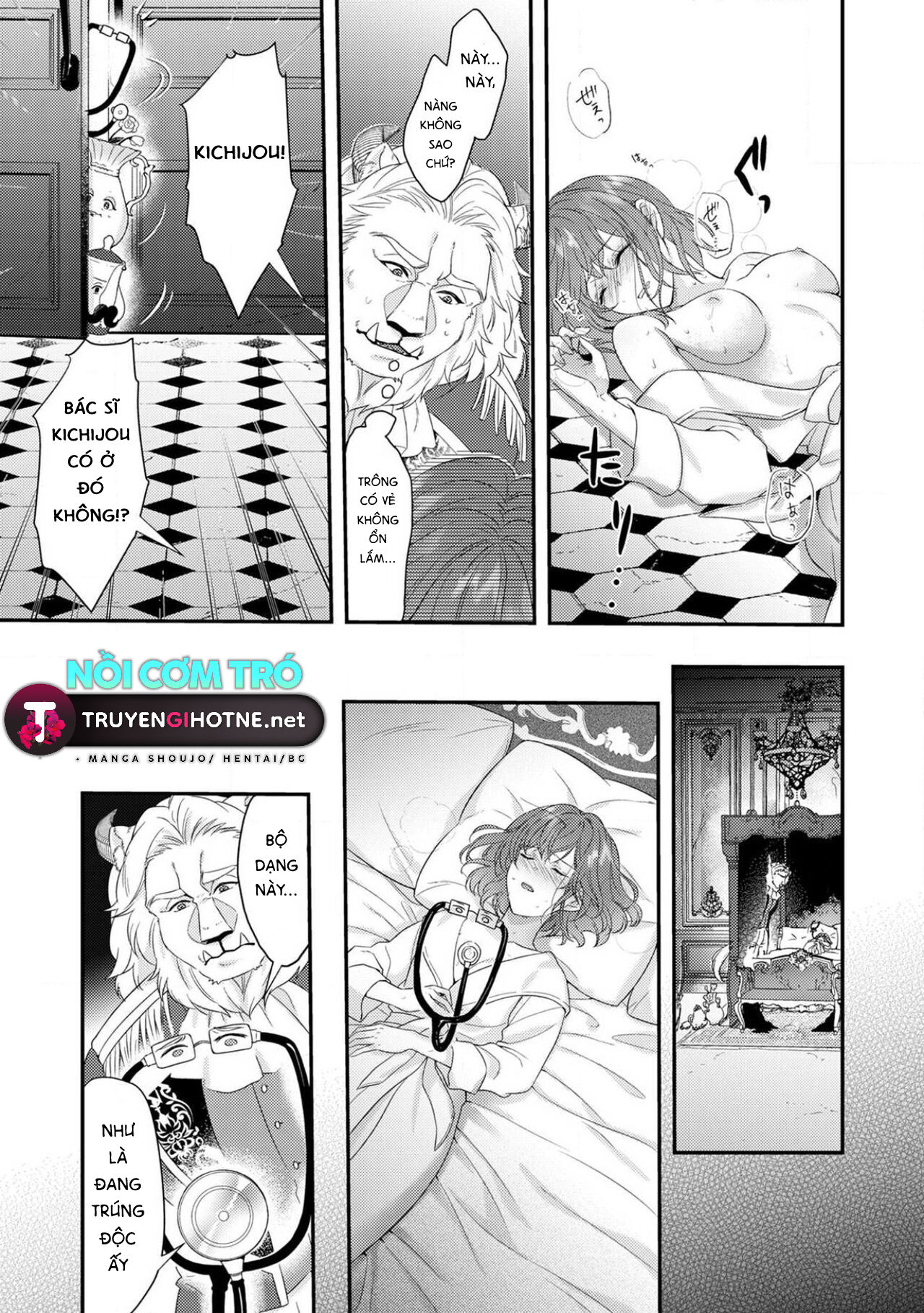 cô gái trinh trắng và quái thú chapter 3.2 8