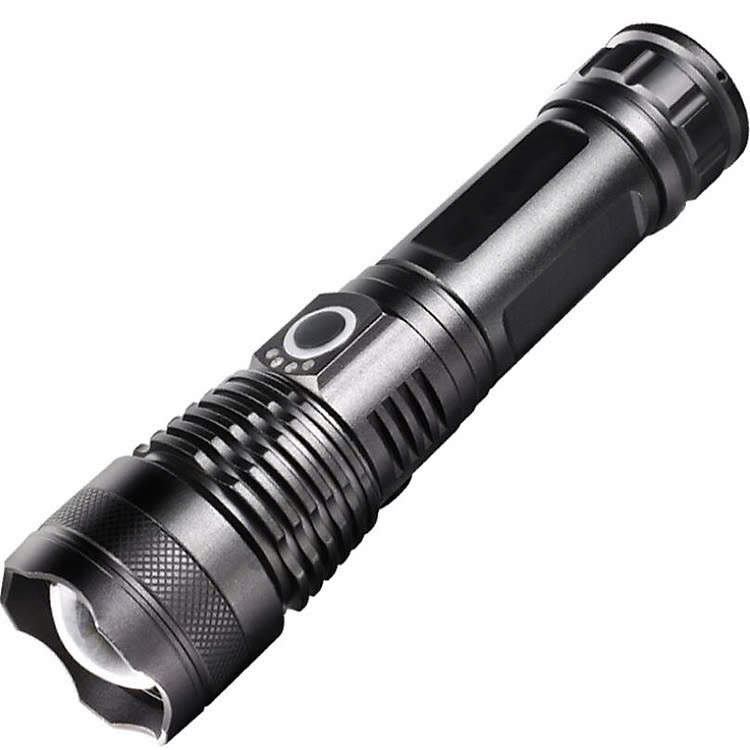 Đèn pin siêu sáng cầm tay P50 - Hàng chính hãng - Đèn pin siêu sáng vỏ hợp kim nhôm siêu bền, chiếu xa 200m, 5 chế độ sáng, công suất 20W, dùng bền bỉ, chống nước chống bụi, dùng liên tục 4 tiếng, đèn pin siêu sáng pin khủng