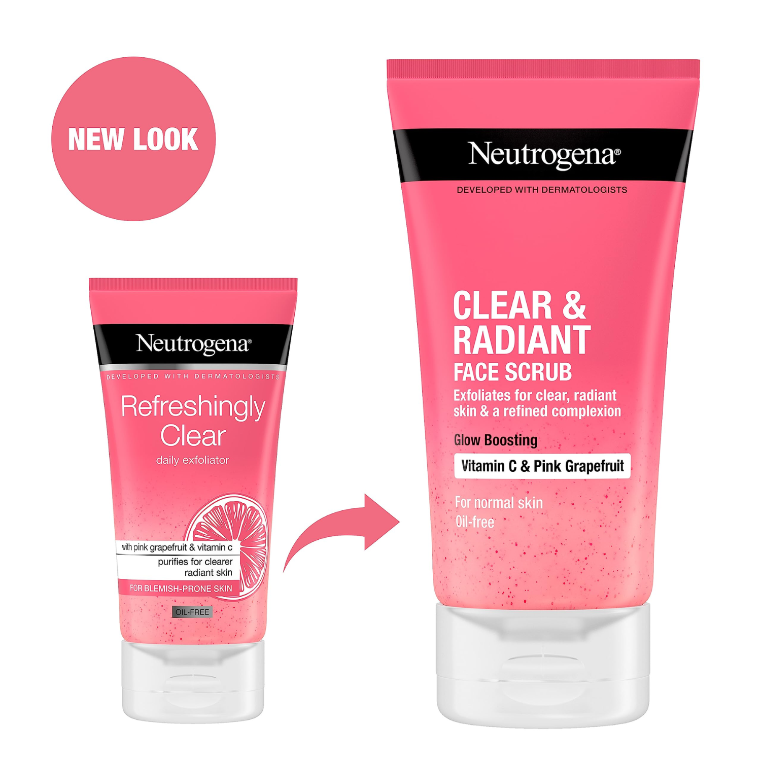 Sữa rửa mặt Neutrogena Refresshingly Clear Daily Exfoliator Oil Free
