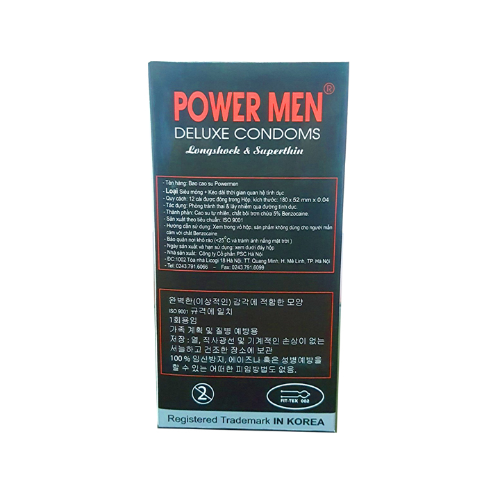 Bao cao su Powermen