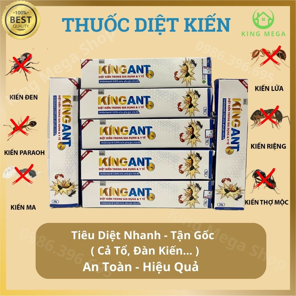 Thuốc diệt kiến KingAnt - Diệt tận gốc mọi loại kiến - An toàn hiệu quả 100%