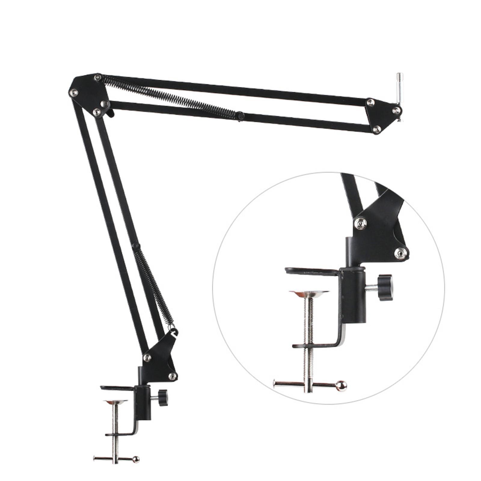Microphone Arm Stand, Heavy Duty Mic Arm Microphone Stand Scissor Boom Stands