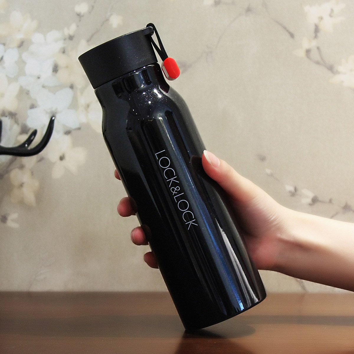 Bình Giữ Nhiệt Thép Không Gỉ Lock&Lock Name Tumbler LHC4125 - Hàng Chính Hãng, Chất Liệu Thép Không Gỉ, Giữ Nhiệt Nong và Lạnh Tốt - Tặng Kèm Ống Hút Inox Và Cọ Rửa Ống Hút