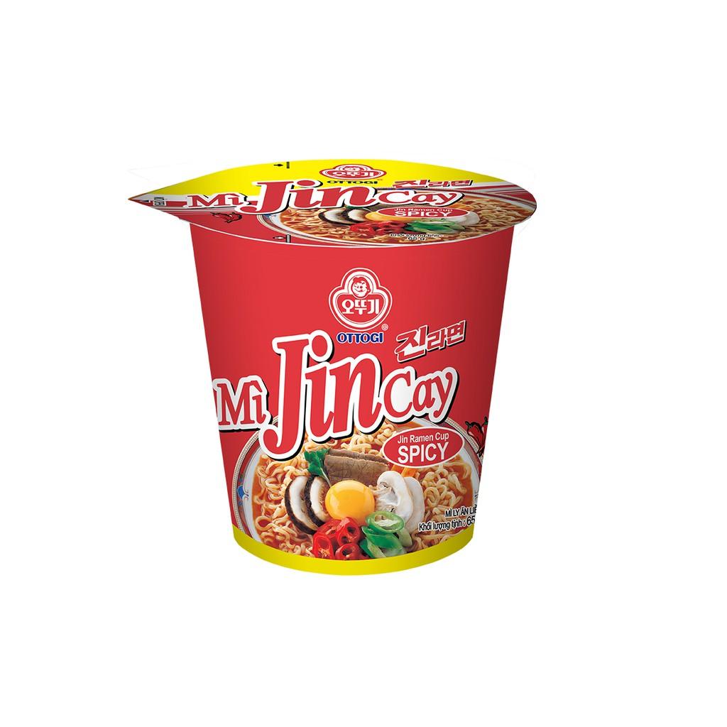 Combo 6 Ly Mì Jin Cay Ottogi 65g