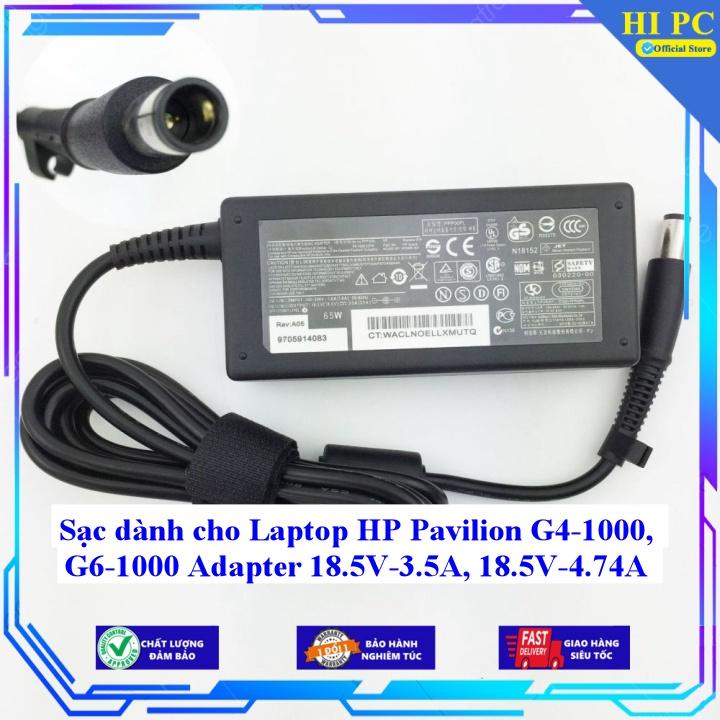 Sạc dành cho Laptop HP Pavilion G4-1000 G6-1000 Adapter 18.5V-3.5A 18.5V-4.74A - Kèm Dây nguồn - Hàng Nhập Khẩu