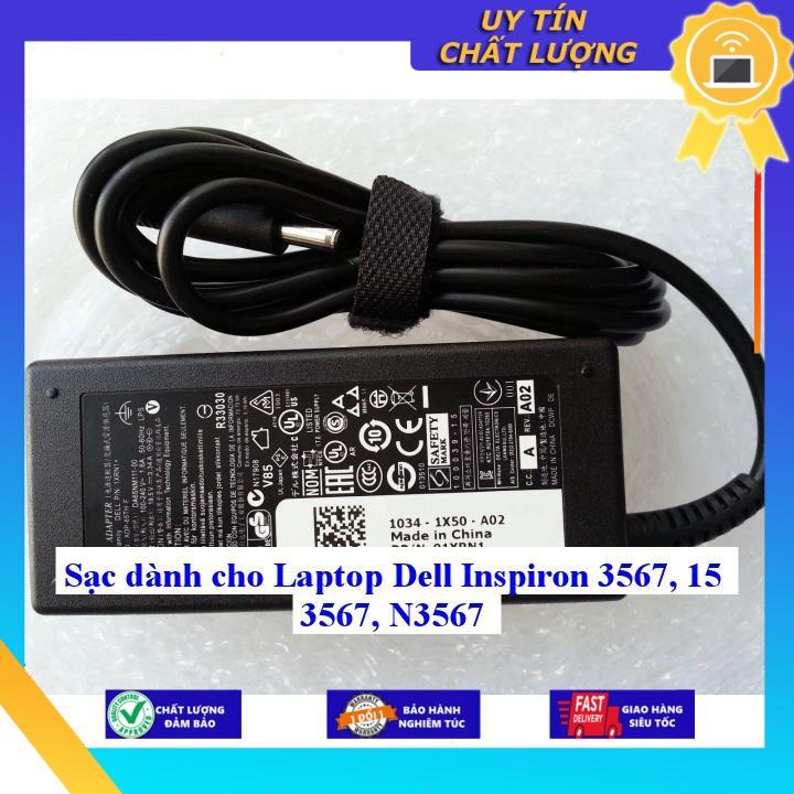 Sạc dùng cho Laptop Dell Inspiron 3567 15 3567 N3567 - Hàng Nhập Khẩu New Seal