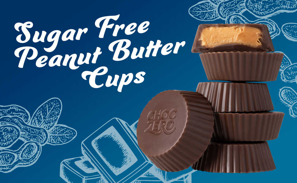 TÚI SOCOLA SỮA BỌC BƠ ĐẬU PHỘNG Choczero Milk Chocolate Peanut Butter Cups - KHÔNG ĐƯỜNG SUGAR FREE, ĂN KIÊNG KETO, 3 oz