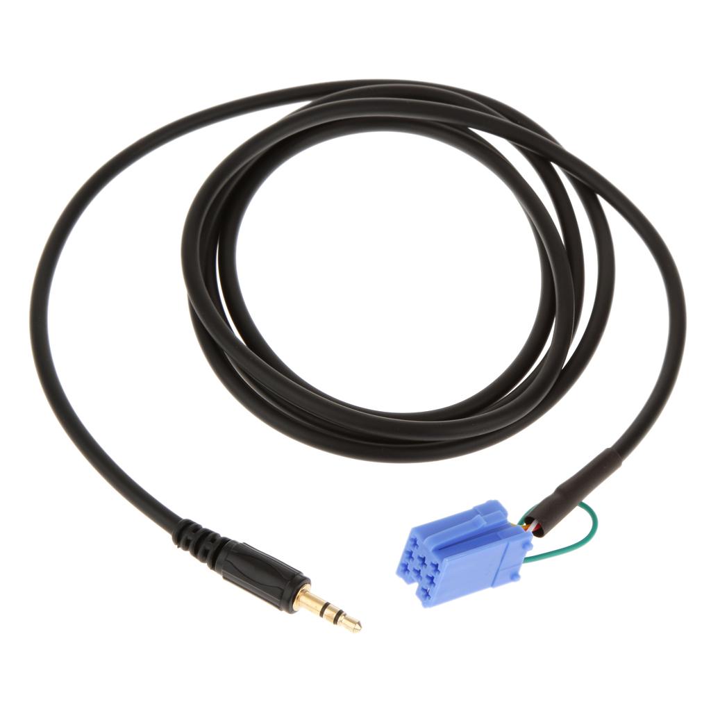 Car Radio 3.5mm Aux Music Adapter Cable for iPod iPhone Mp3 for Smart 450