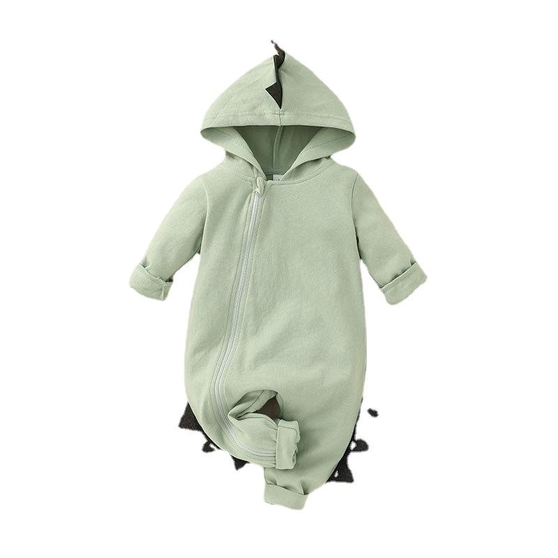 Hoạt Hình Cho Bé Có Mũ Trùm Đầu Rompers Khủng Long Cho Bé Gái Áo Hoodie Dài Tay Sơ Sinh Bé Trai Quần Áo