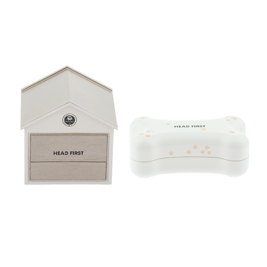 Portable Cute Jewelry Storage Box Rings Earrings Organizer Case Bone Style