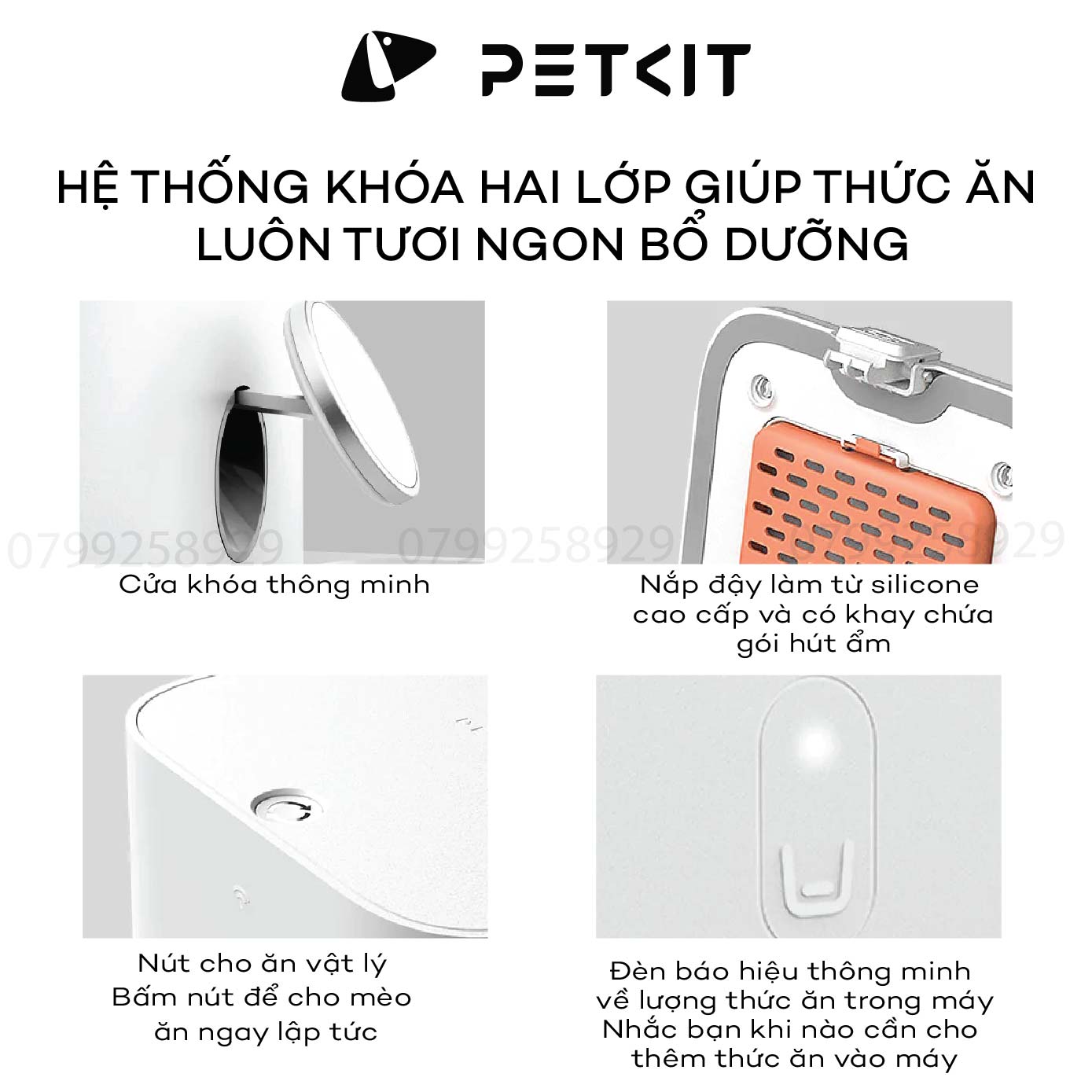 Máy Cho Mèo Ăn Tự Động Petkit Mini Pro, Máy Nhả Hạt Petkit Fresh Element Mini Pro