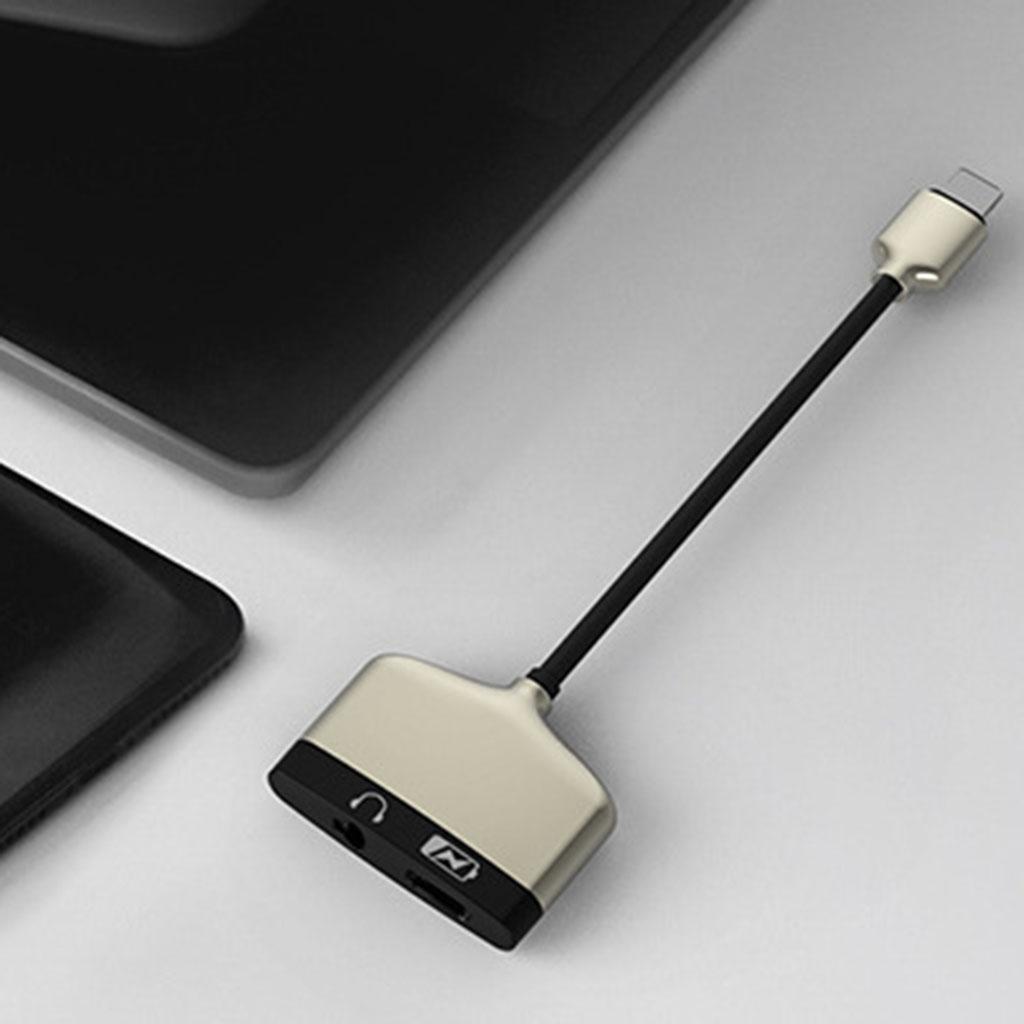 2 in 1 Headphone Audio Adapter Charging Cable for  7 8 X
