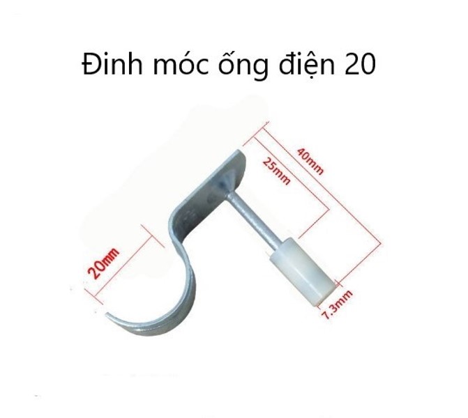 100 Đinh vít Bê Tông Bắn Ty Trần Thạch Cao, Tôn, Sắt Thép Dùng Kẹp Dây Điện Dùng Cho Sún Bắn Đinh Cầm Tay Mini
