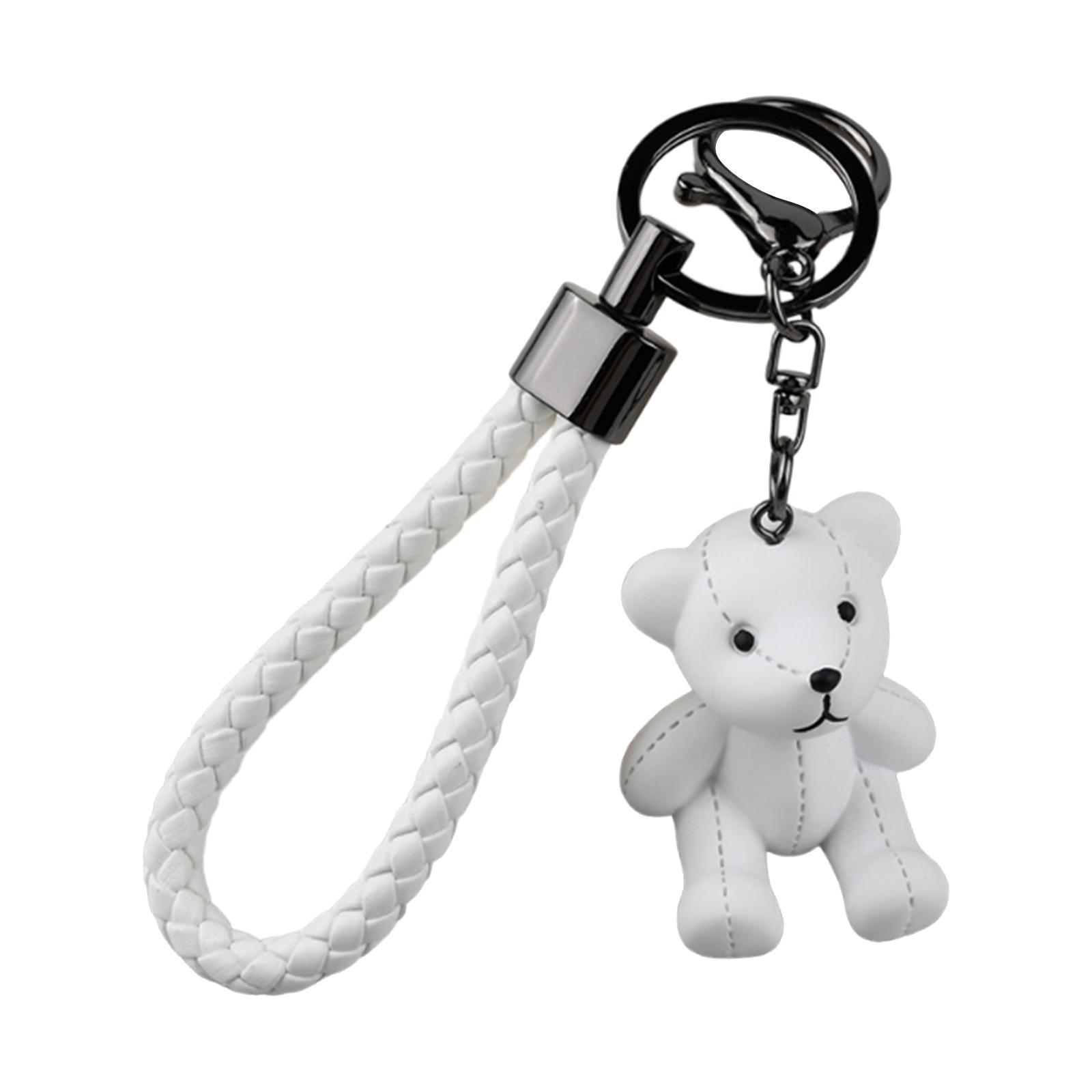 Bear Key Chain Pendant Resin Animal Pendant Creative Gift Car Bag Keychain