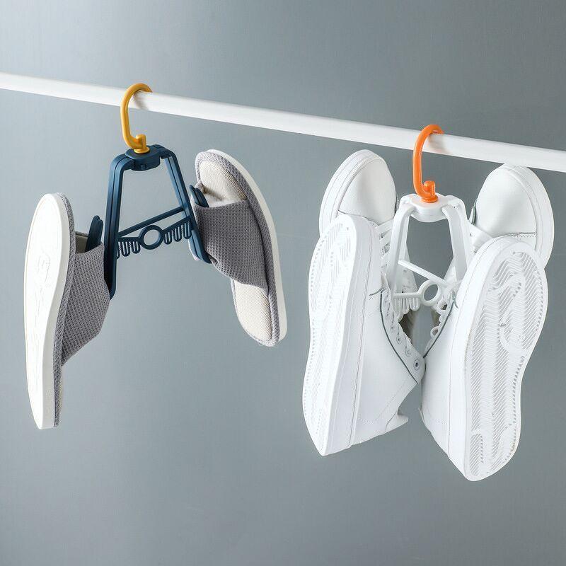 Móc treo phơi giày thông minh xoay 360 độ