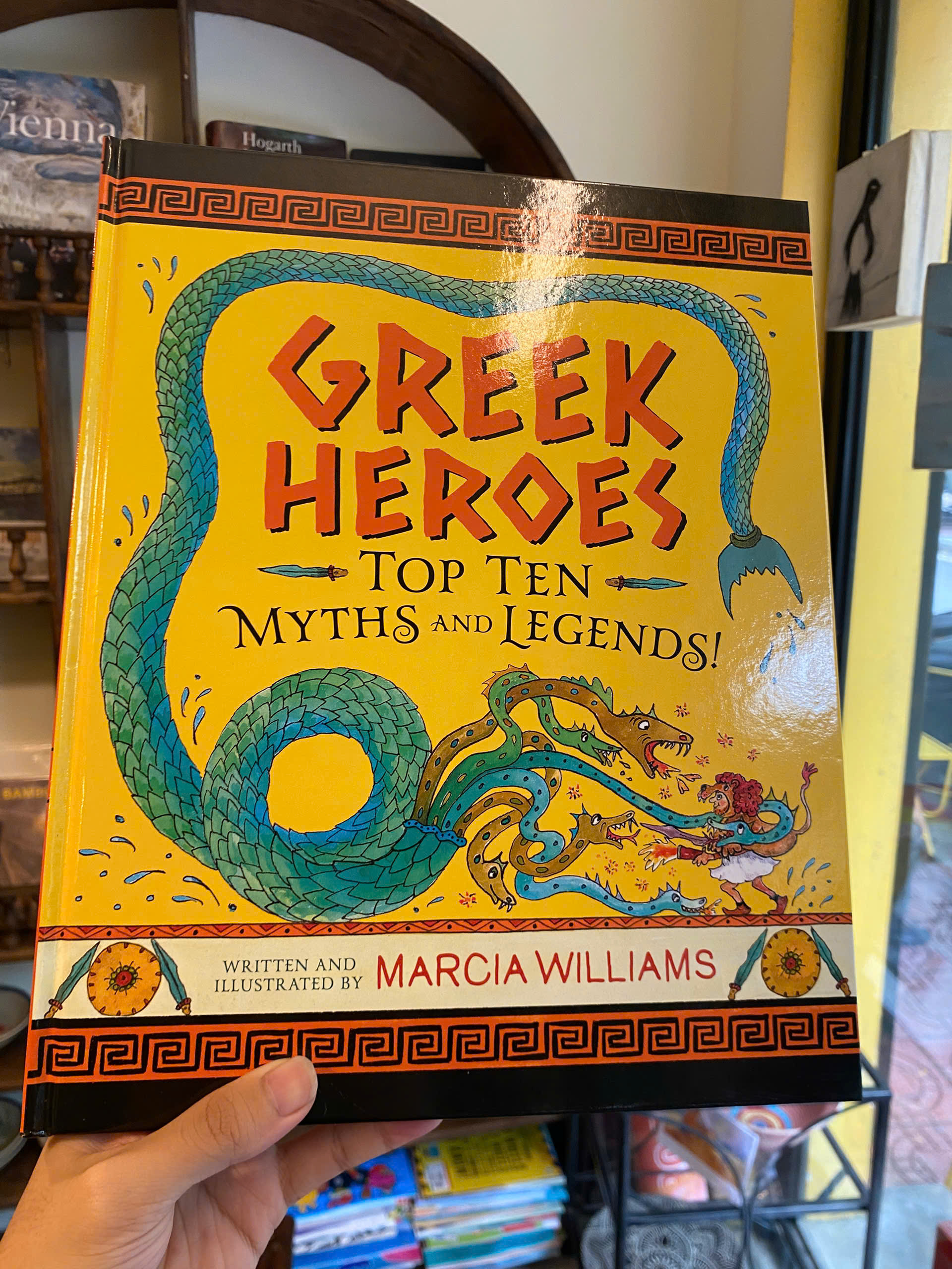 Sách - Greek Heroes: Top Ten Myths and Legends by Marcia Williams | English Children History Book