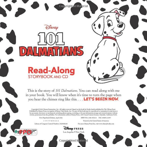 101 Dalmatians Read-Along Storybook And CD