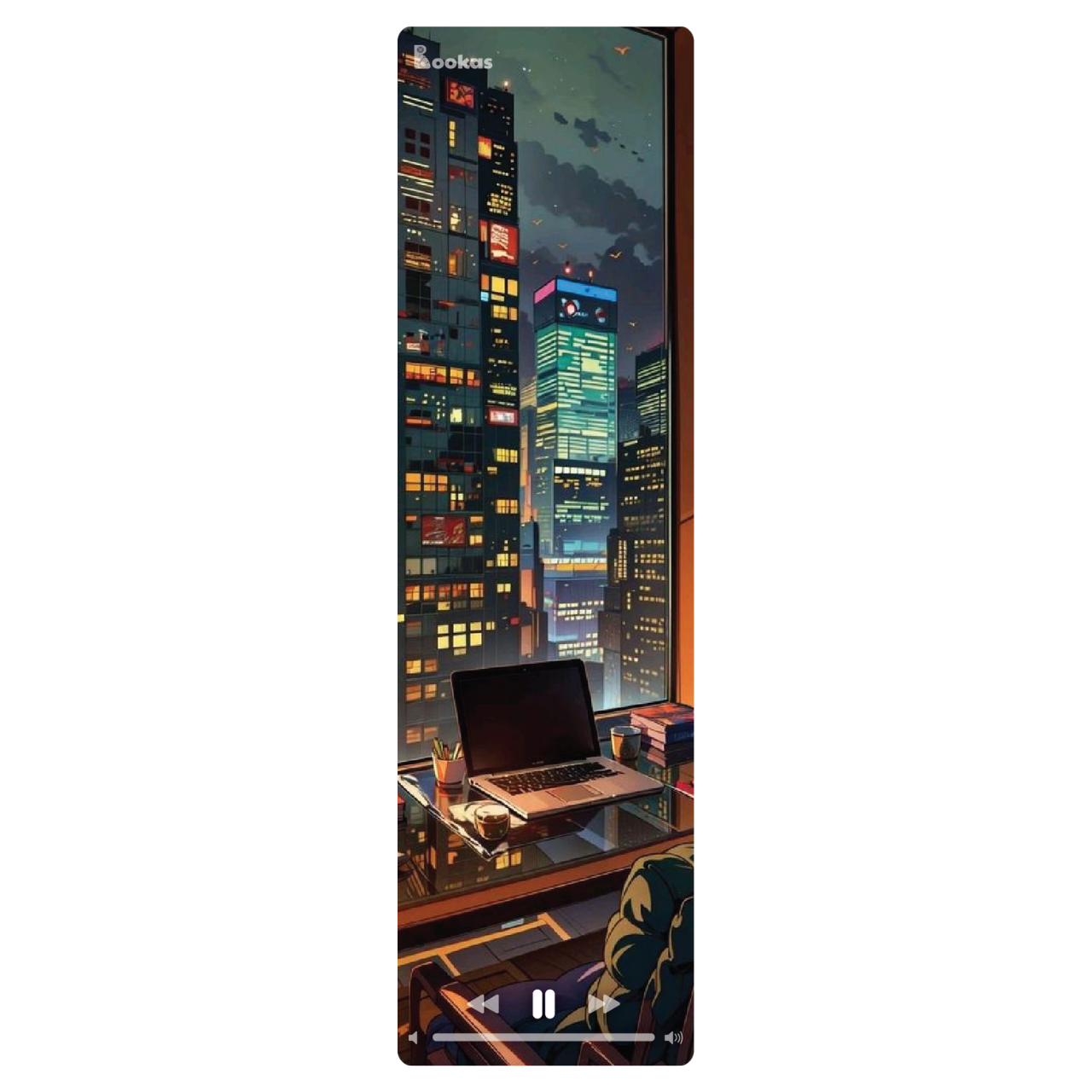 5 Cái Bookmark Kẹp Sách, Dấu Trang Hoạ Tiết Nghe Nhạc Chữa Lành   - SBOOKS