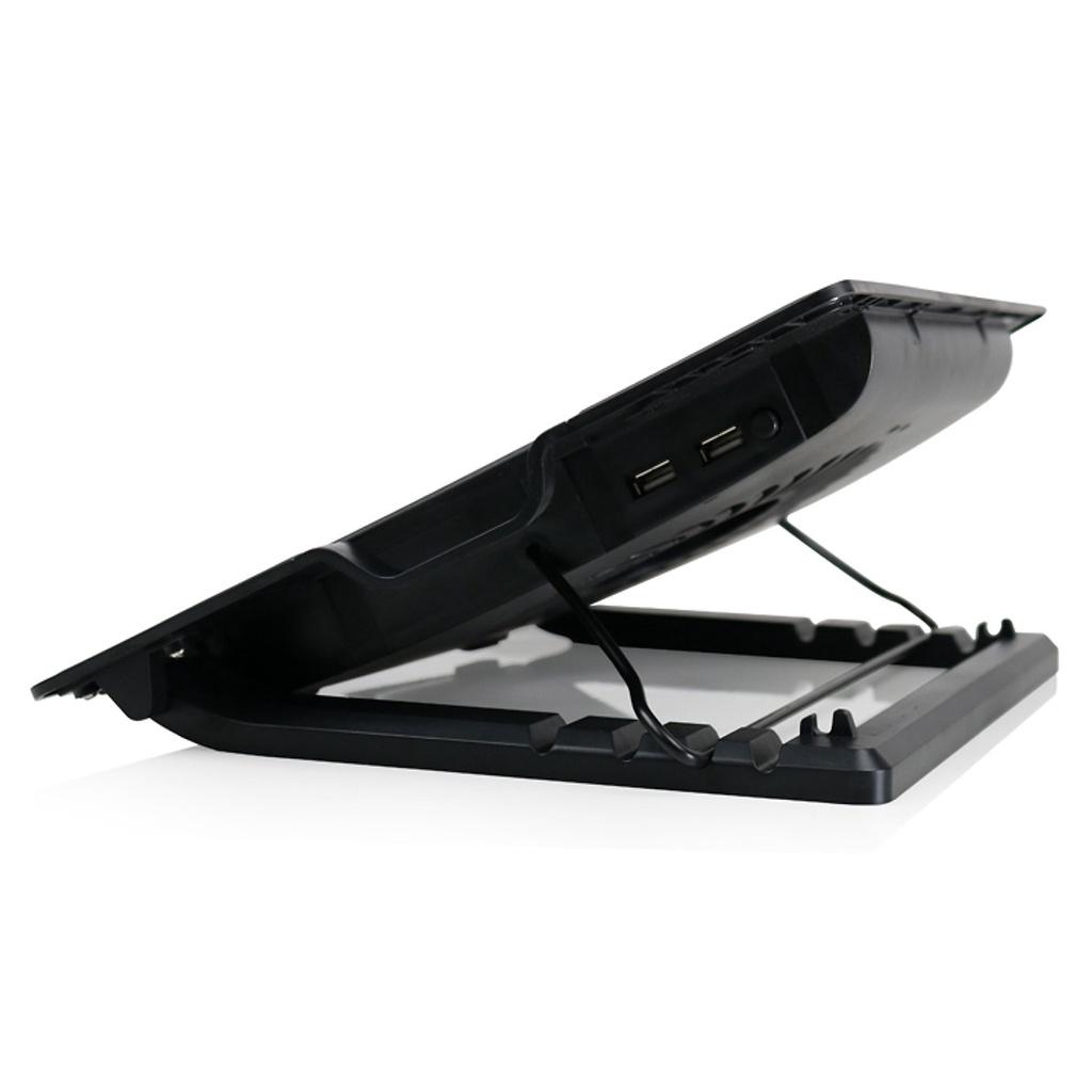 Đế Tản Nhiệt Laptop N99 COOLING PAD cho laptop từ 13.3 đến 17 inch 2 Fan , Đế Nâng 45 Độ