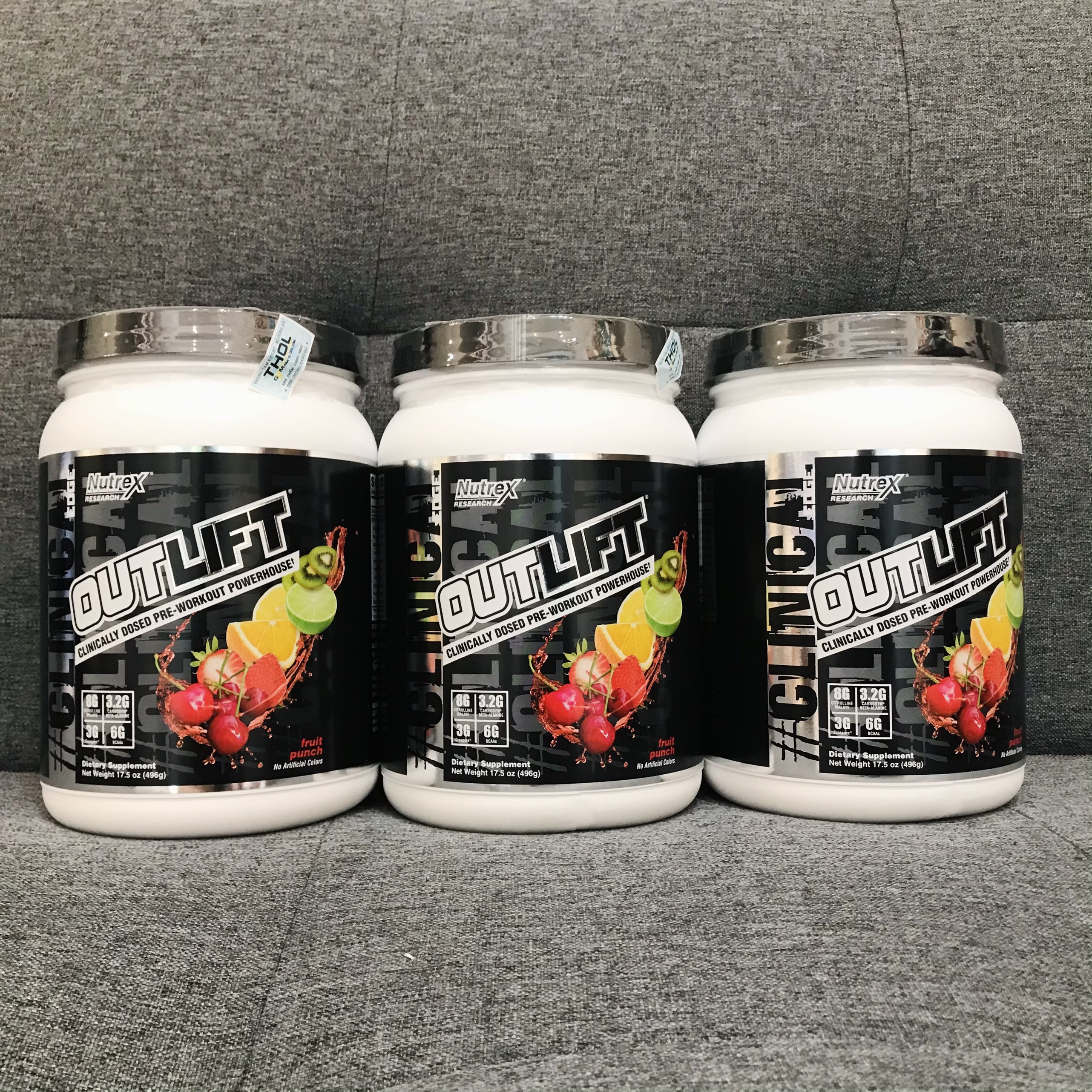 Nutrex Outlift Pre-Workout 20 lần dùng vị Apple Watermelon - Hổ Trợ Tăng Sức Mạnh