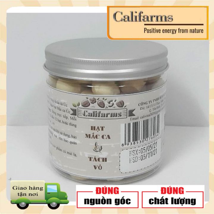 Hạt Mắc ca Úc tách vỏ 250g