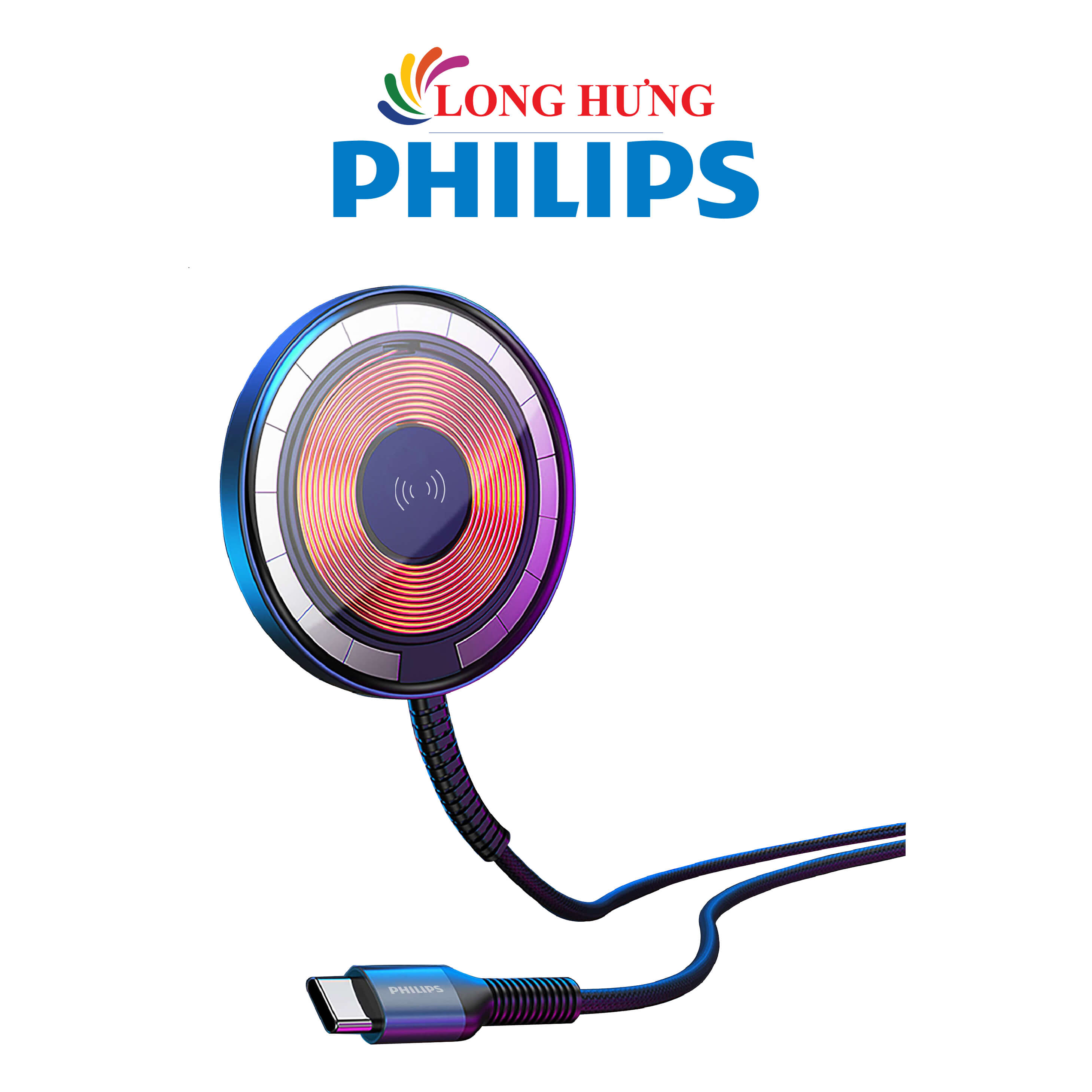 Đế sạc từ tính không dây Philips 15W DLP9739TB/74 - Hàng chính hãng