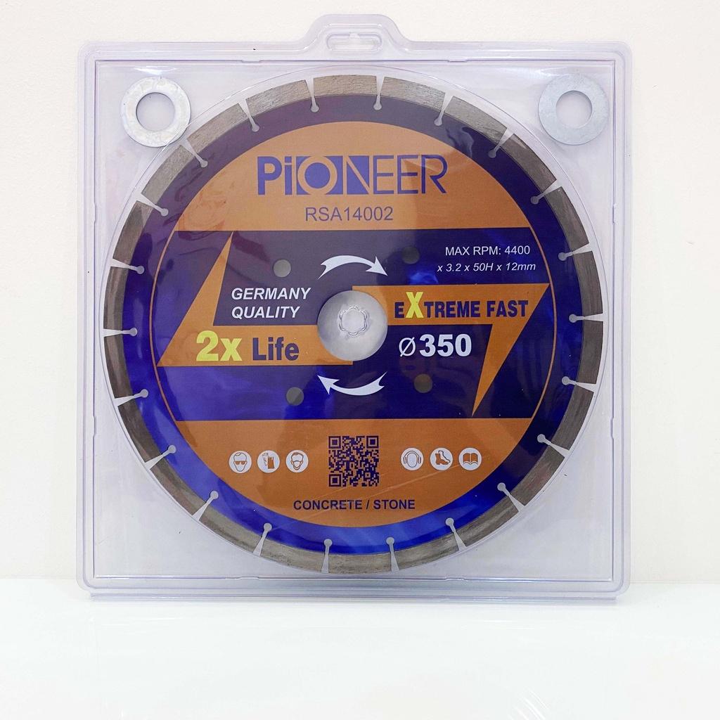 LƯỠI CẮT GẠCH ĐÁ 24 RĂNG PHI Ø350MM RSA14002 chuyên cắt gạch, đá chất lượng cao chính hãng