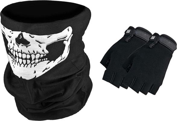 Combo Khăn Đa Năng  + Găng Tay Chiến Thuật Hở Ngón