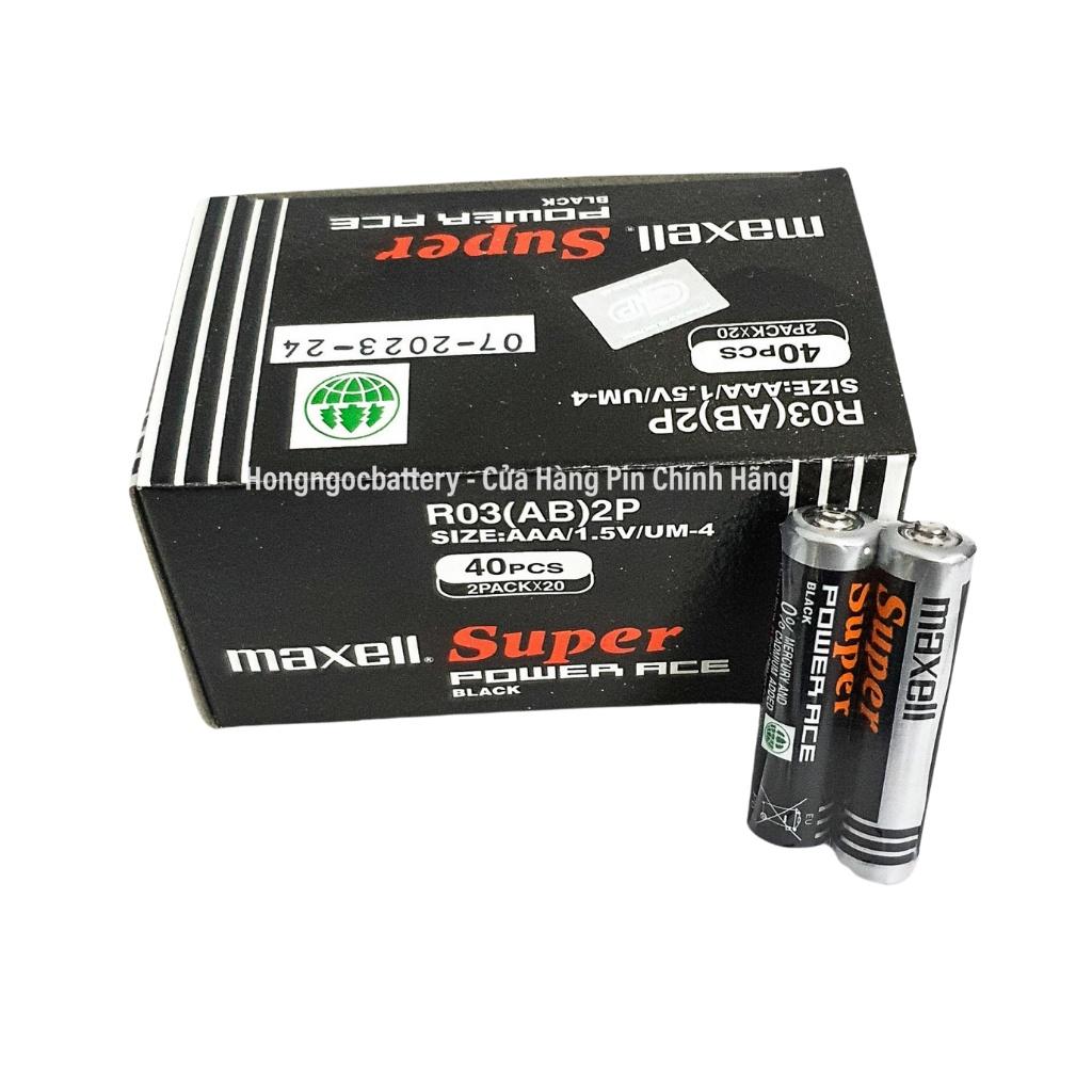 Hộp 40 Pin AAA 1,5V Maxell Siêu Bền